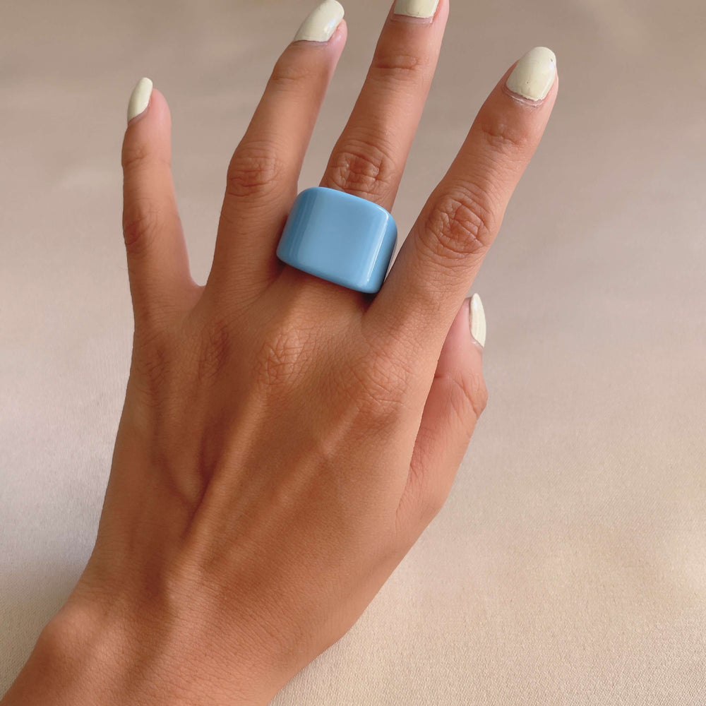 Anillo Big blue - Basic Store Jewelry