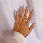 Anillo Big Golden - Basic Store Jewelry